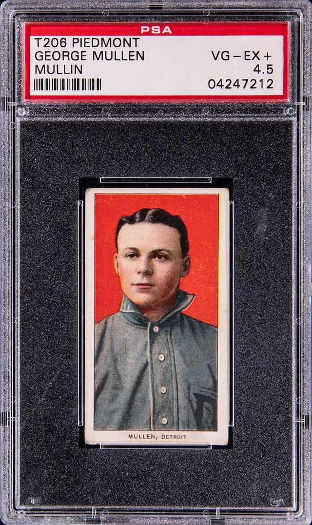 1909-11 T206 George Mullen (Mullin) White Border #no-number card image