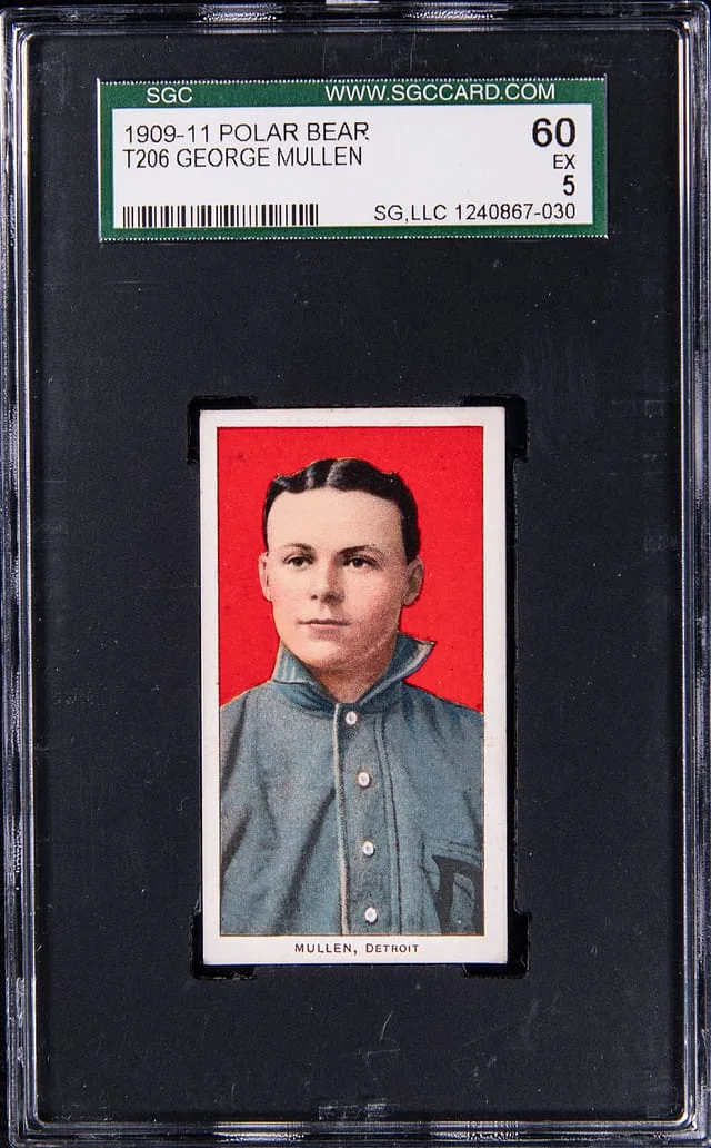 1909-11 T206 George Mullen White Border #no-number card image
