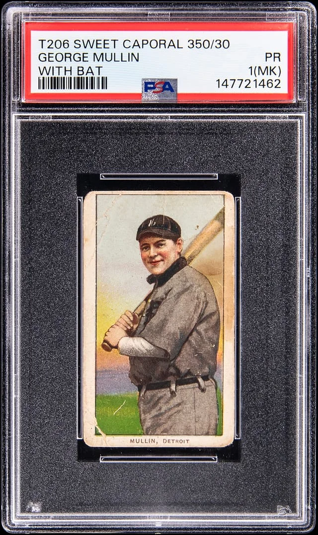 1909-11 T206 George Mullin Sweet Caporal #350/30 card image