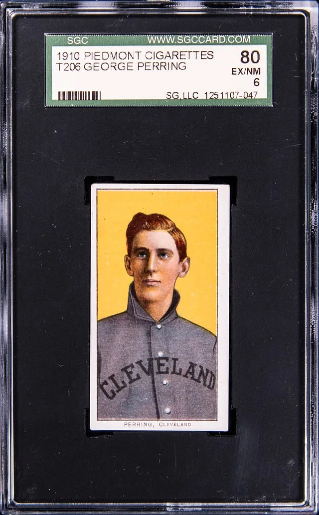 1909-11 T206 George Perring White Border #no-number card image