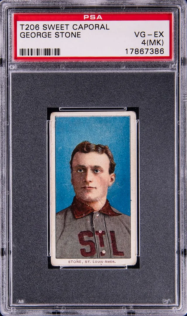 1909-11 T206 George Stone White Border #no-number card image