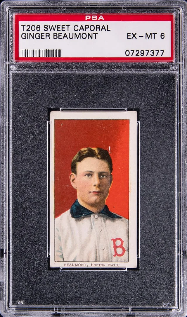 1909-11 T206 Ginger Beaumont White Border #no-number card image