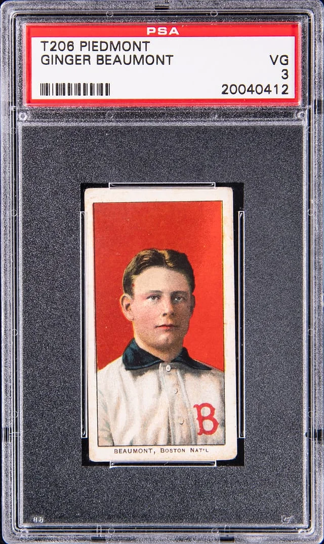 1909-11 T206 Ginger Beaumont - Piedmont White Border #no-number card image
