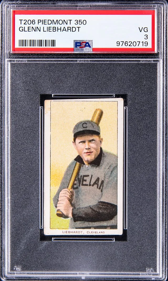 1909-11 T206 Glenn Liebhardt White Border #no-number card image
