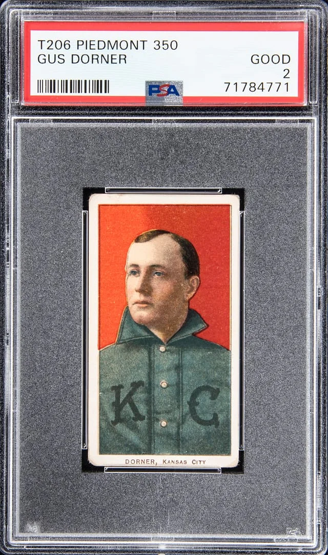 1909-11 T206 Gus Dorner White Border #no-number card image
