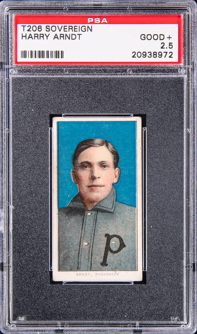1909-11 T206 Harry Arndt - Sovereign White Border #no-number card image