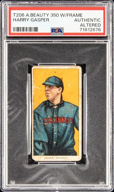 1909-11 T206 Harry Gasper American Beauty With Frame #350 card image