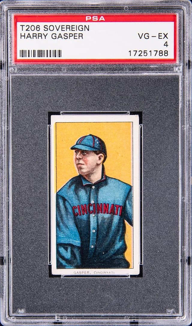 1909-11 T206 Harry Gasper - Sovereign White Border #no-number card image