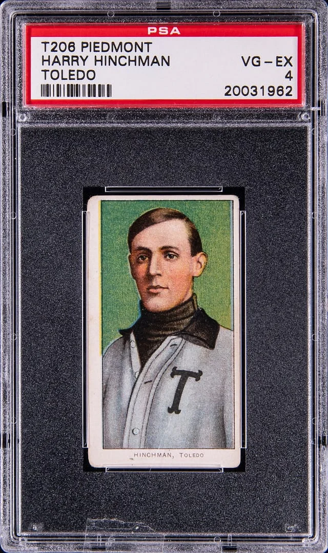 1909-11 T206 Harry Hinchman, Toledo White Border #no-number card image