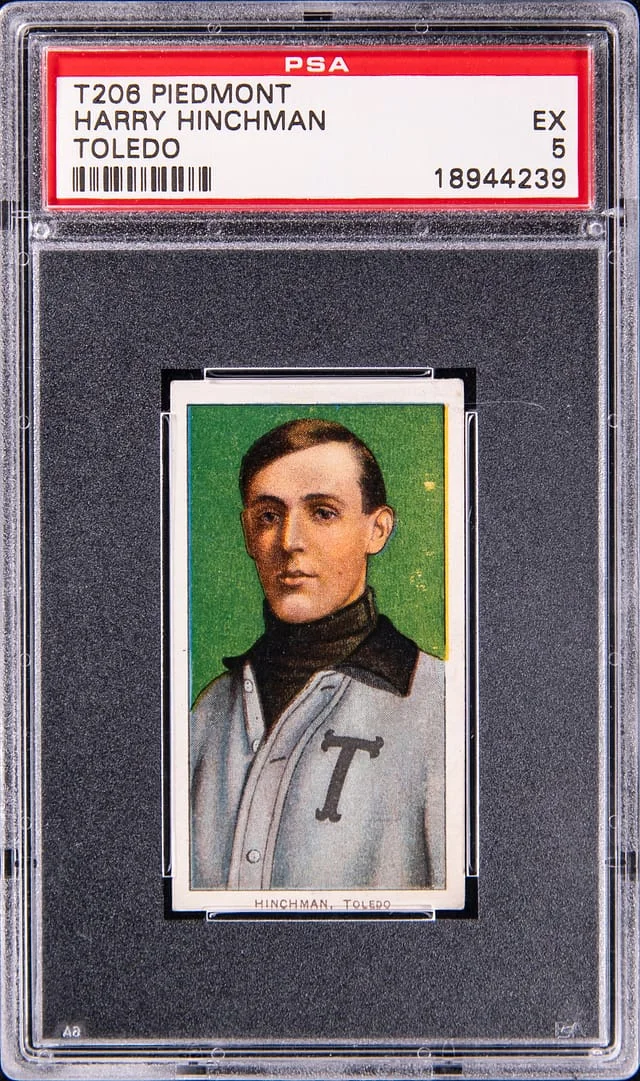 1909-11 T206 Harry Hinchman, Toledo - Piedmont White Border #no-number card image