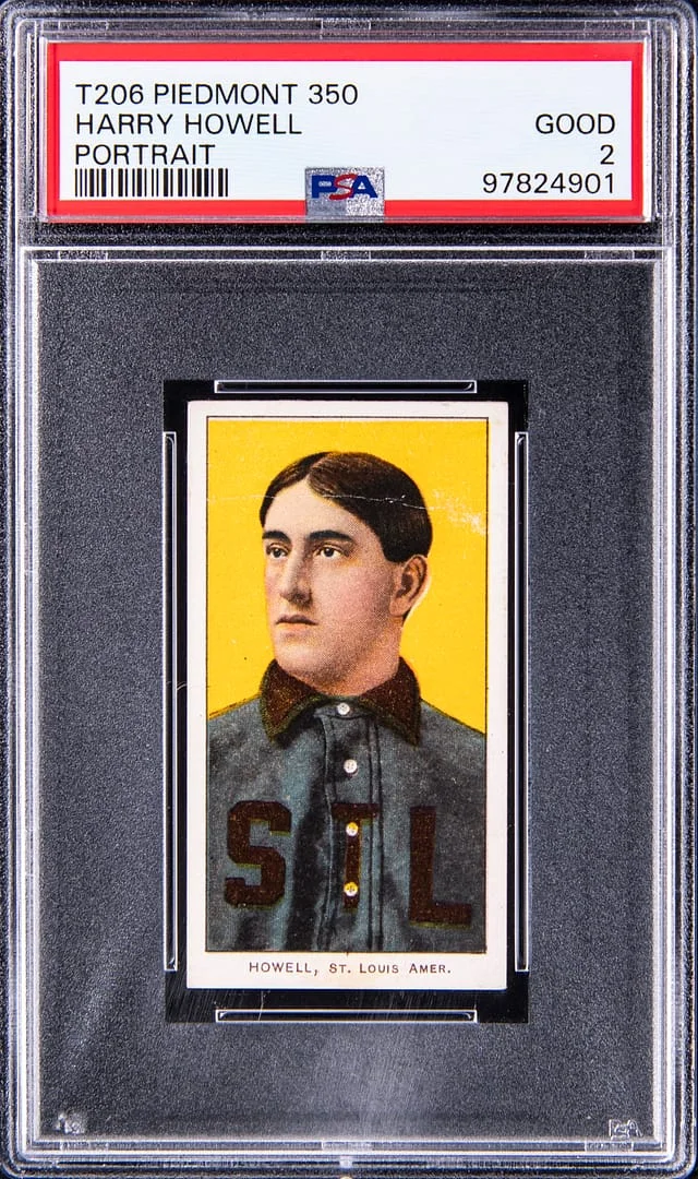 1909-11 T206 Harry Howell White Border #no-number card image