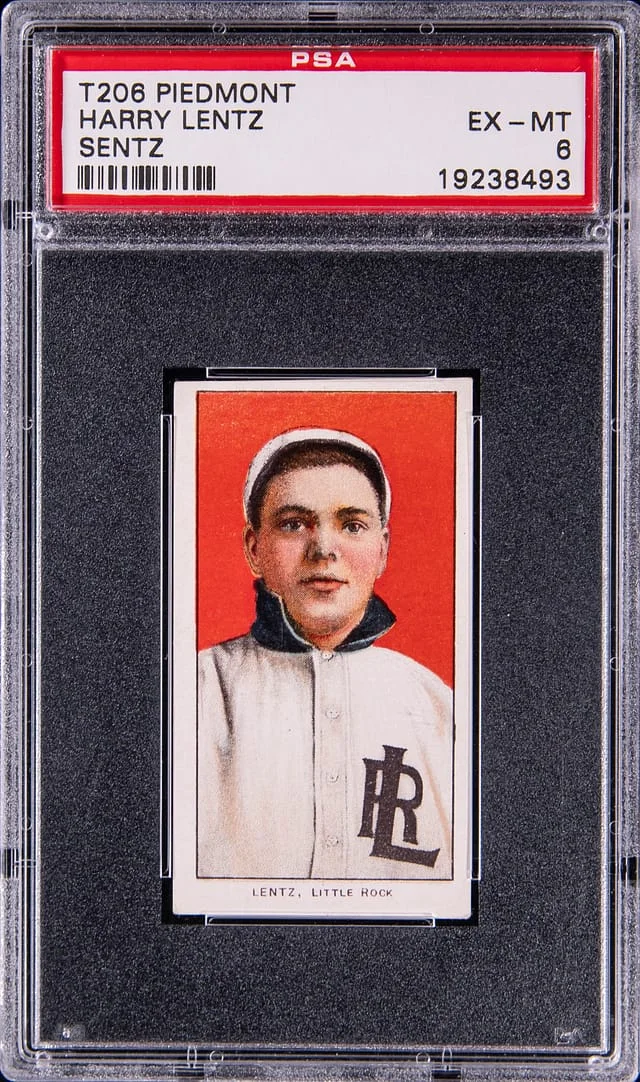 1909-11 T206 Harry Lentz (Sentz) White Border #no-number card image