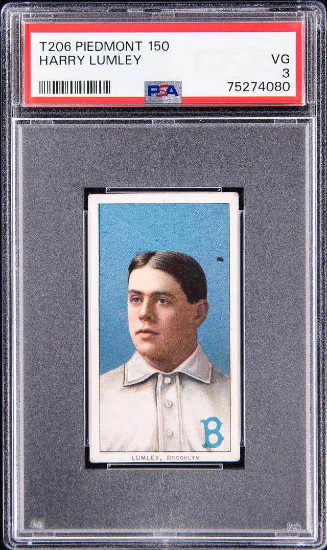 1909-11 T206 Harry Lumley - Piedmont 150 White Border #no-number card image
