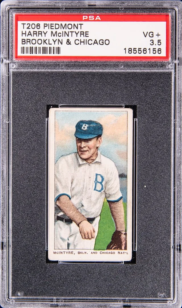 1909-11 T206 Harry McIntyre, Brooklyn & Chicago - Piedmont White Border #no-number card image