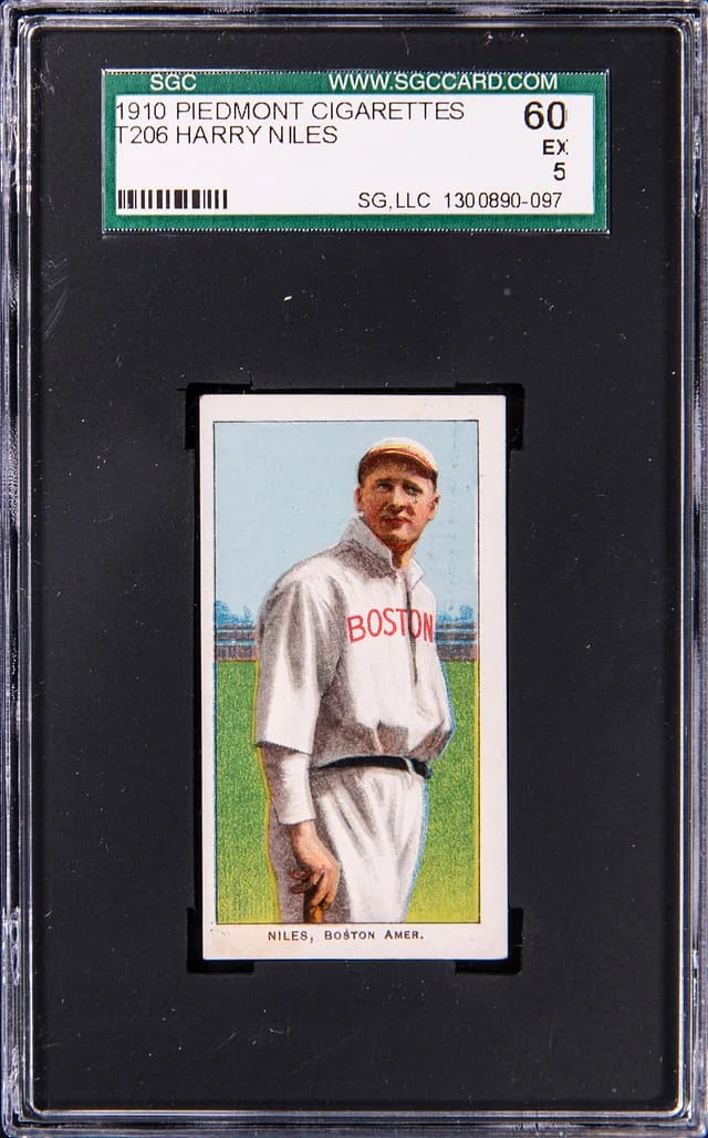 1909-11 T206 Harry Niles White Border #no-number card image