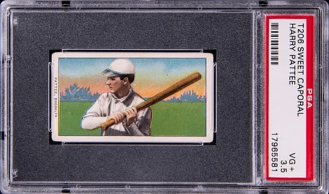 1909-11 T206 Harry Pattee White Border #no-number card image