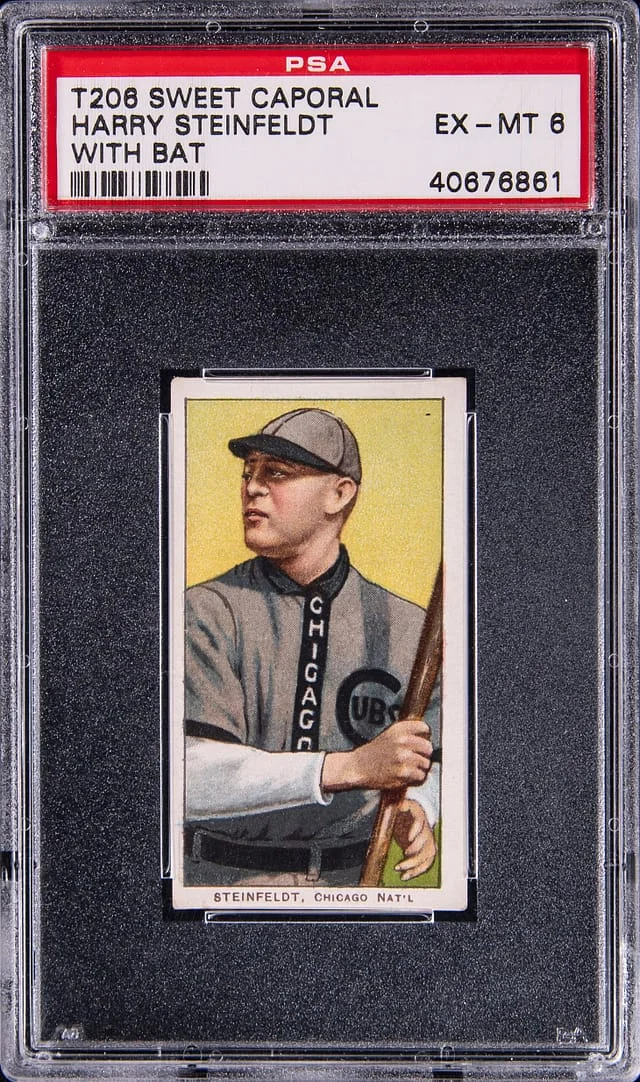1909-11 T206 Harry Steinfeldt White Border #no-number card image