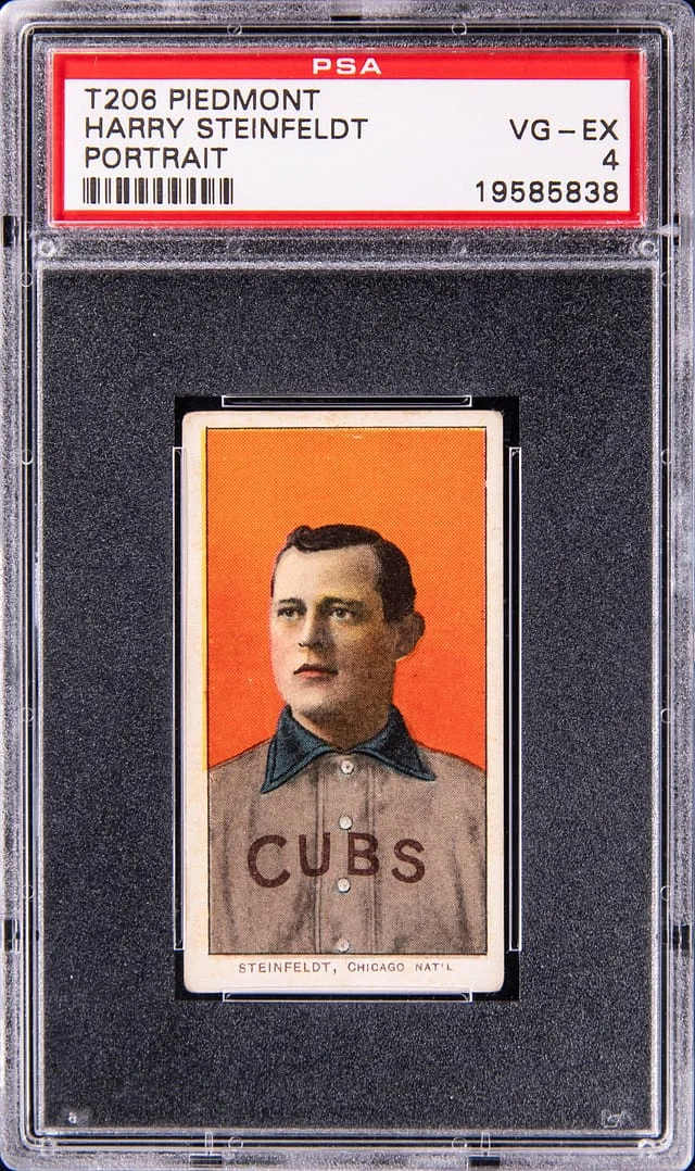 1909-11 T206 Harry Steinfeldt, Portrait - Piedmont White Border #no-number card image