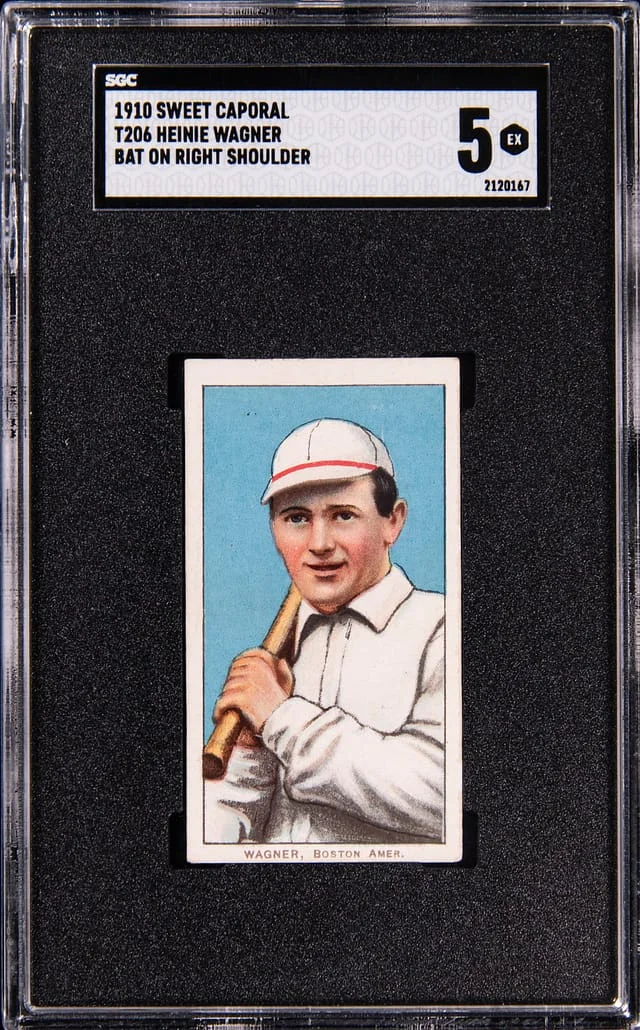 1909-11 T206 Heinie Wagner, Bat on Right Shoulder - Piedmont White Border #no-number card image