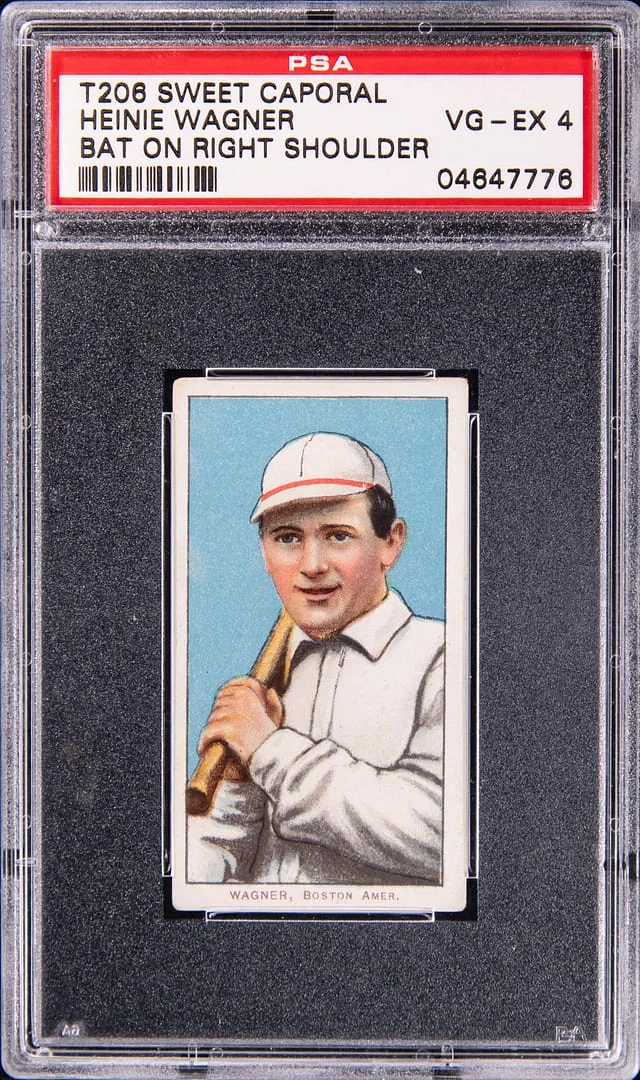 1909-11 T206 Heinie Wagner, Bat on Right Shoulder - Sweet Caporal White Border #no-number card image