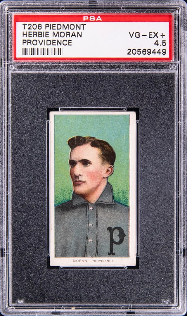 1909-11 T206 Herbie Moran, Providence - Piedmont White Border #no-number card image