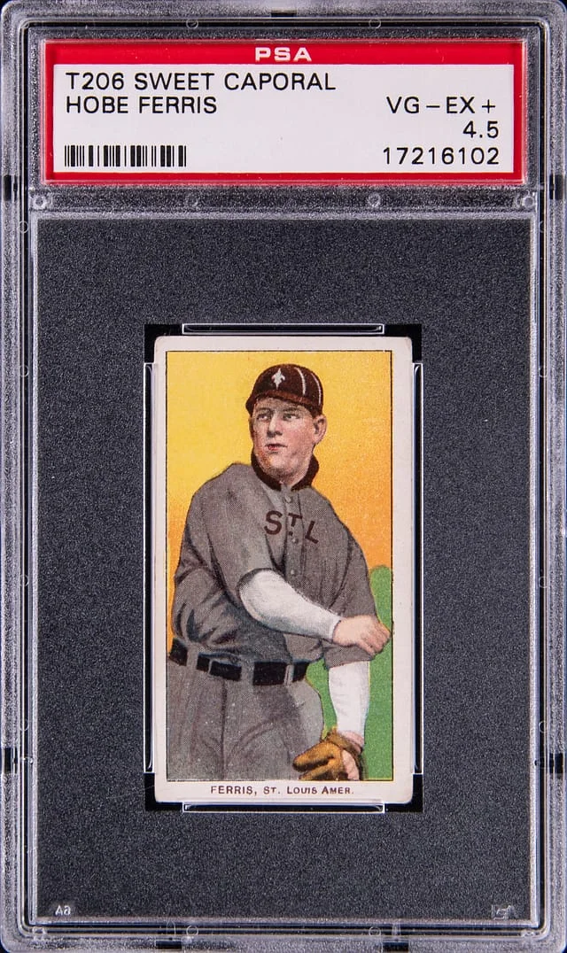 1909-11 T206 Hobe Ferris White Border #no-number card image