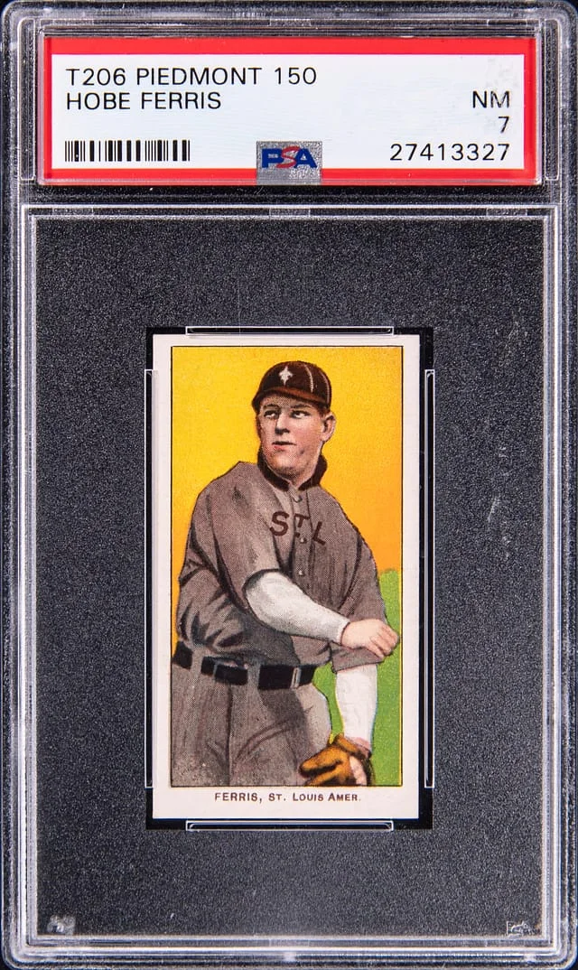 1909-11 T206 Hobe Ferris - Piedmont 150 White Border #no-number card image