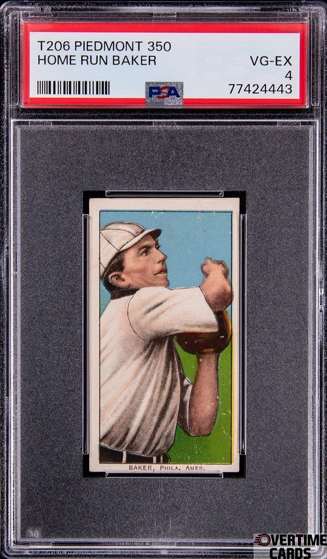1909-11 T206 Home Run Baker White Border #no-number card image