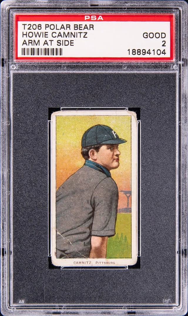 1909-11 T206 Howie Camnitz - Polar Bear White Border #no-number card image