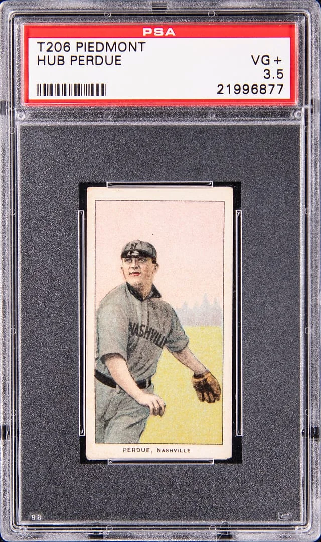 1909-11 T206 Hub Perdue - Piedmont White Border #no-number card image