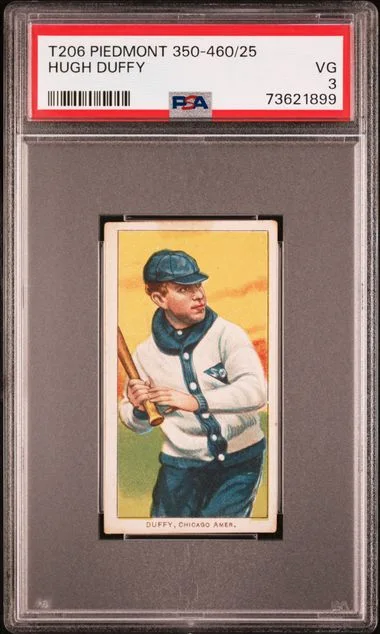 1909-11 T206 Hugh Duffy White Border #no-number card image