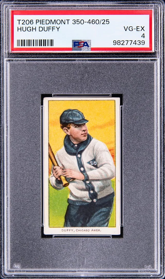 1909-11 T206 Hugh Duffy - Piedmont 350-460 White Border #no-number card image