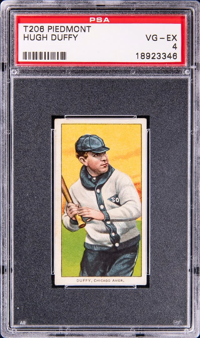 1909-11 T206 Hugh Duffy - Piedmont White Border #no-number card image
