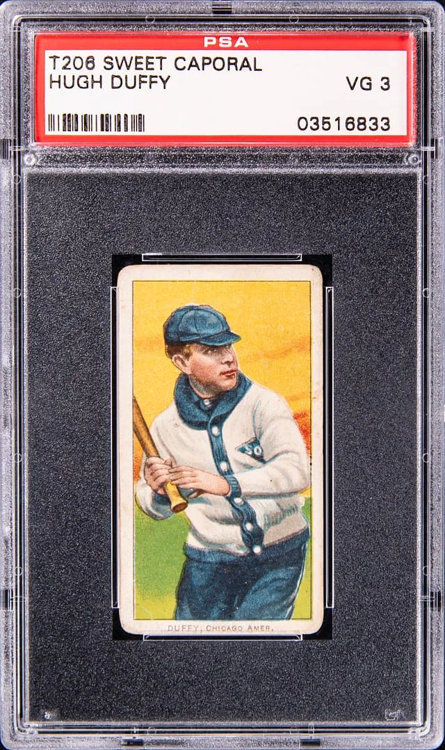 1909-11 T206 Hugh Duffy - Sweet Caporal White Border #no-number card image