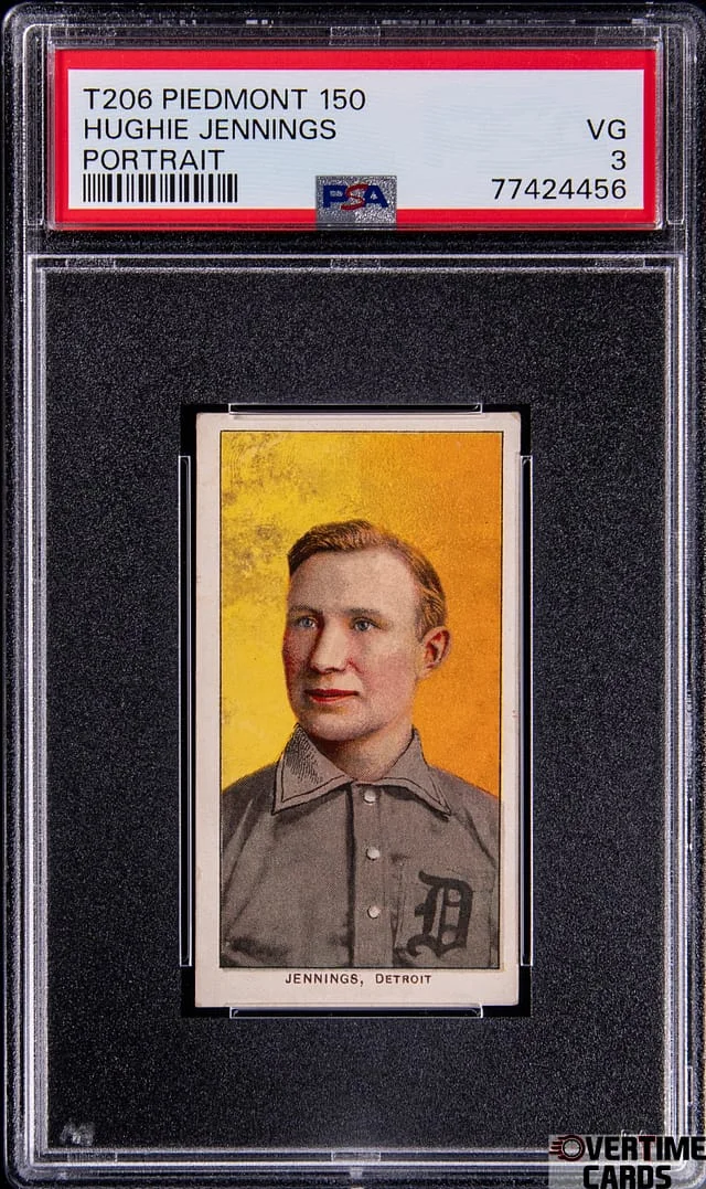 1909-11 T206 Hughie Jennings White Border #no-number card image