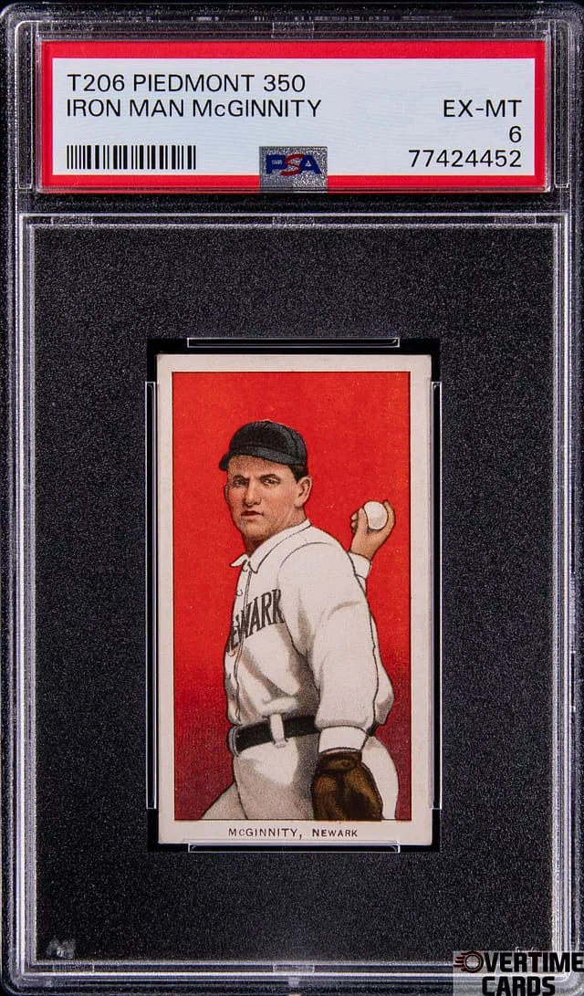 1909-11 T206 Iron Man McGinnity White Border #no-number card image