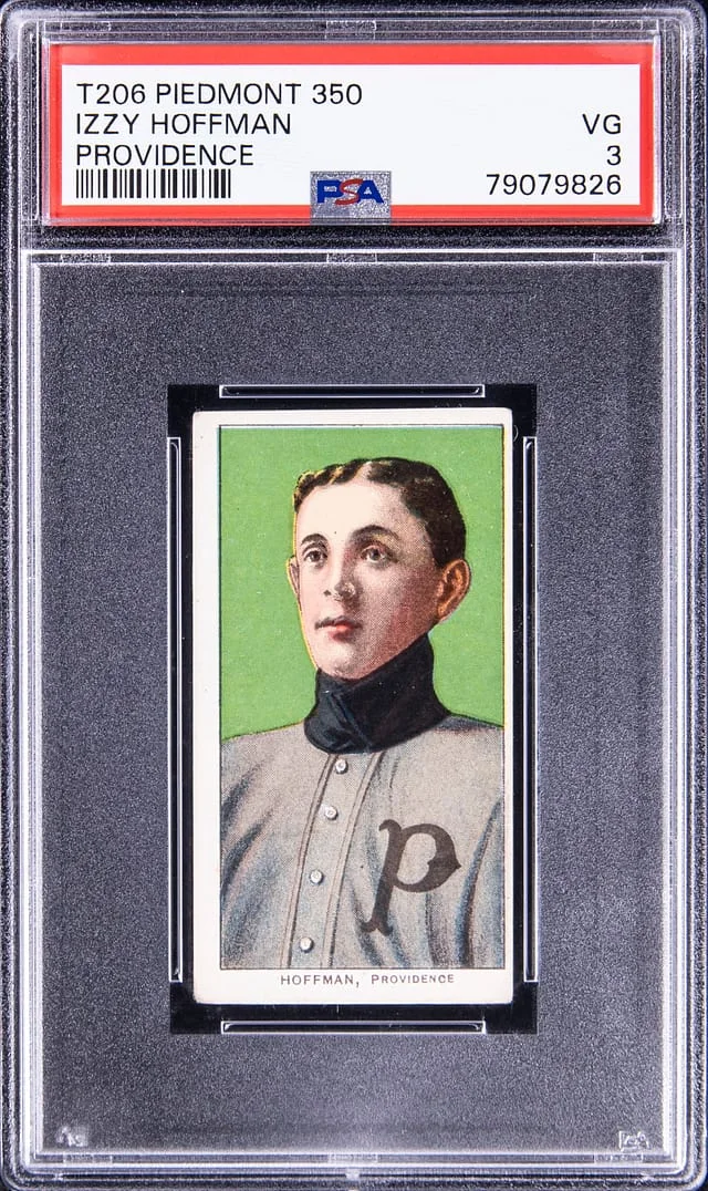 1909-11 T206 Izzy Hoffman, Providence White Border #no-number card image