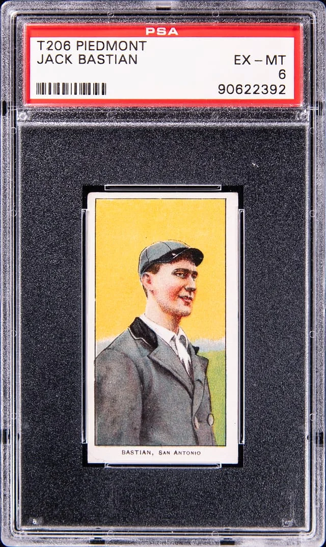 1909-11 T206 Jack Bastian White Border #no-number card image