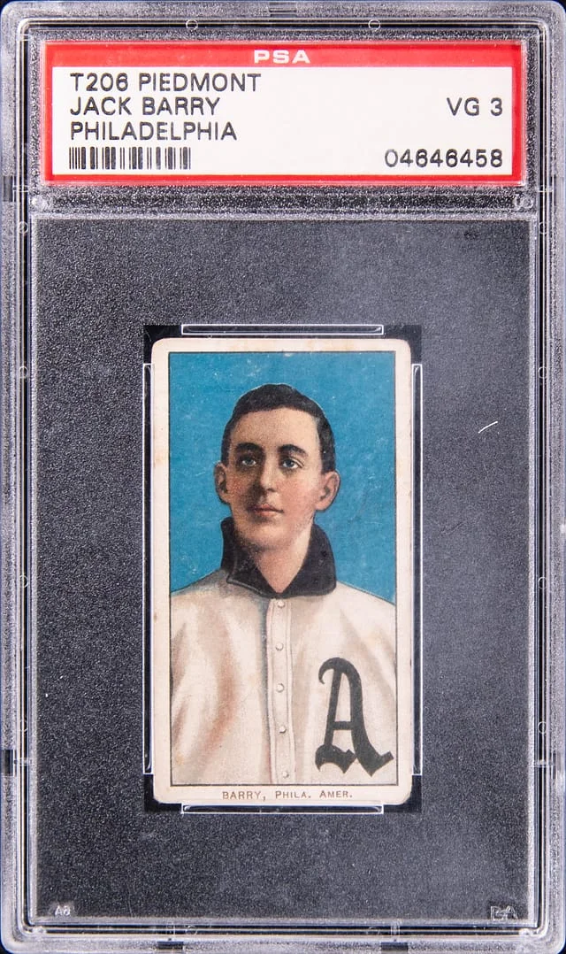 1909-11 T206 Jack Berry, Philadelphia - Piedmont White Border #no-number card image
