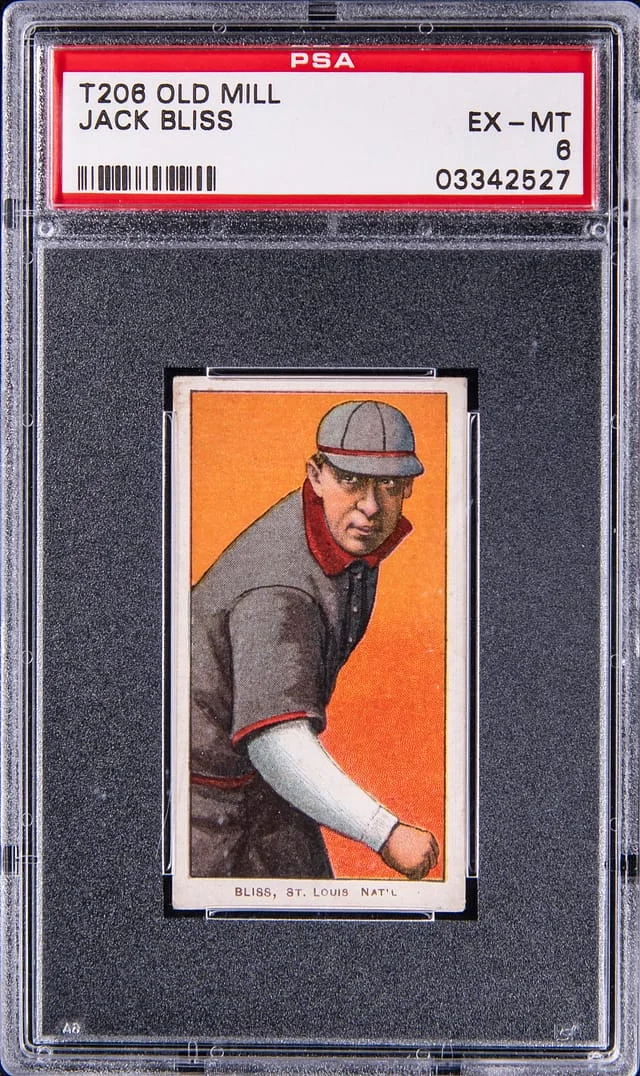 1909-11 T206 Jack Bliss White Border #no-number card image
