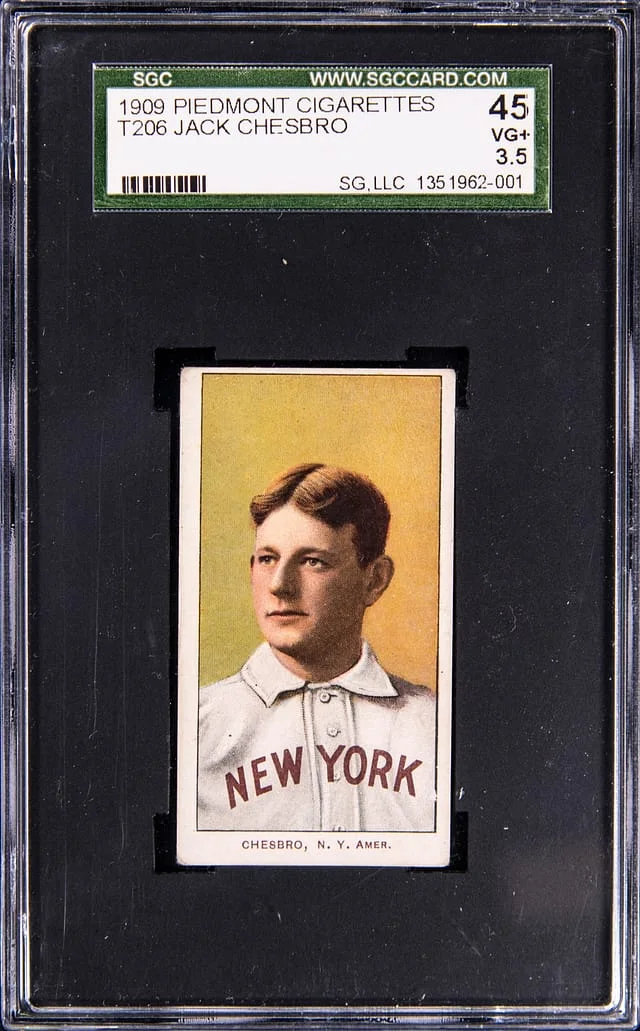 1909-11 T206 Jack Chesbro White Border #no-number card image
