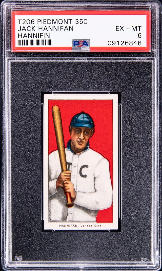 1909-11 T206 Jack Hannifan (Hannifin) White Border #no-number card image