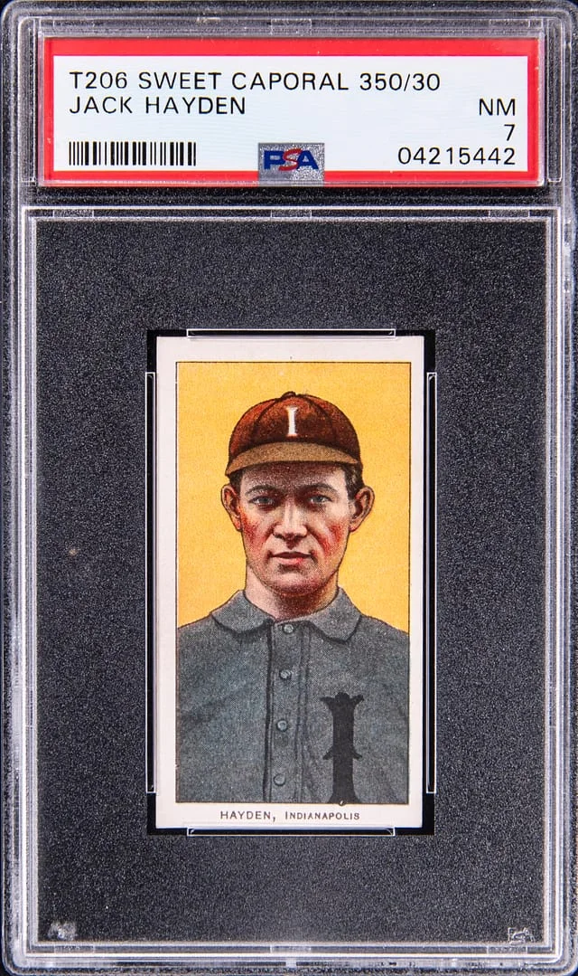1909-11 T206 Jack Hayden - Sweet Caporal 350/30 White Border #no-number card image
