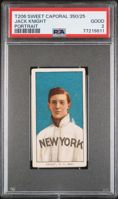 1909-11 T206 Jack Knight Sweet Caporal #350/25 card image