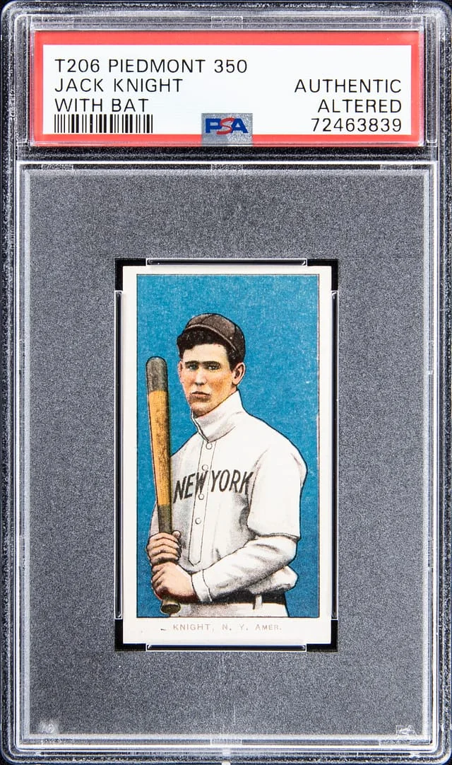 1909-11 T206 Jack Knight White Border #no-number card image