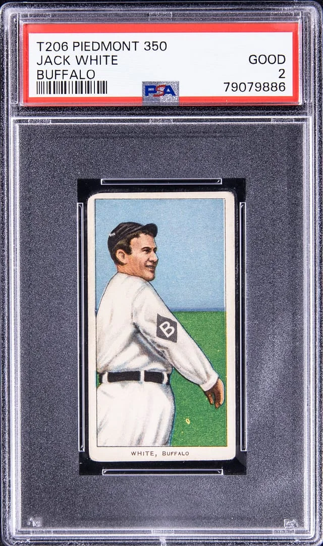 1909-11 T206 Jack White, Buffalo White Border #no-number card image