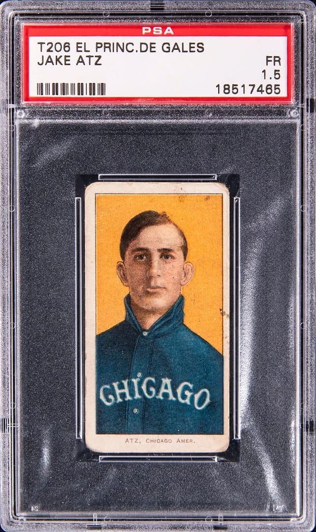 1909-11 T206 Jake Atz - El Principe De Ga Gales White Border #no-number card image