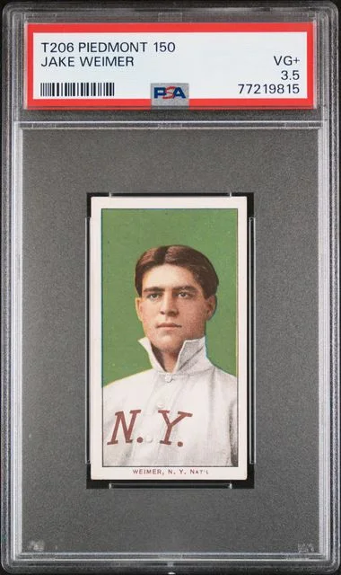 1909-11 T206 Jake Weimer Piedmont #150 card image