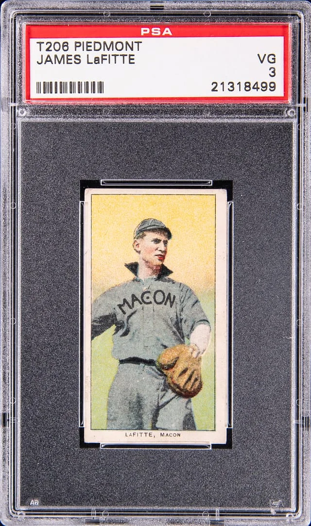 1909-11 T206 James LaFitte - Piedmont White Border #no-number card image
