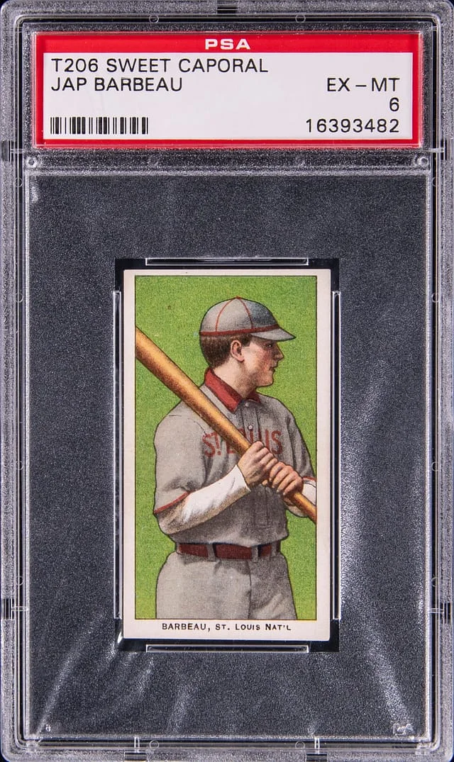 1909-11 T206 Jap Barbeau White Border #no-number card image